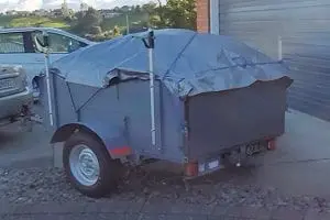 Trailor full of green waste Tauranga service