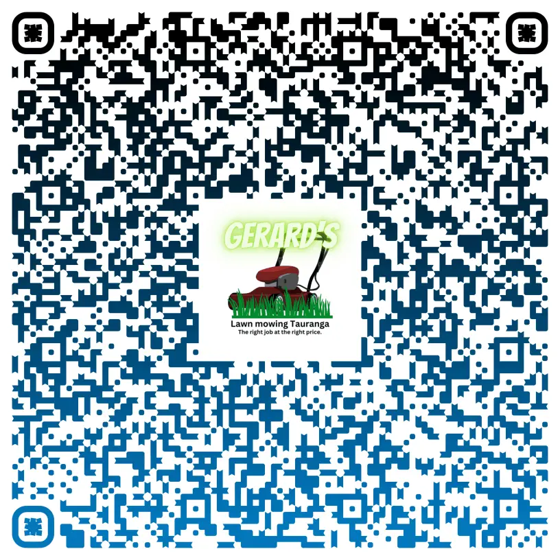 QR code for Gerards lawn mowing Tauranga