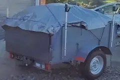 Trailer covering garden waste removal service Brookfield & Judea